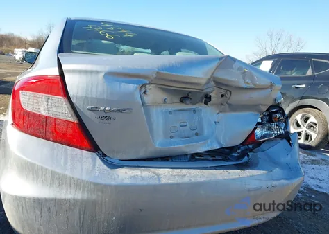 2012 Honda Civic Lx из США, поврежденный, VIN 19XFB2F55CE077834